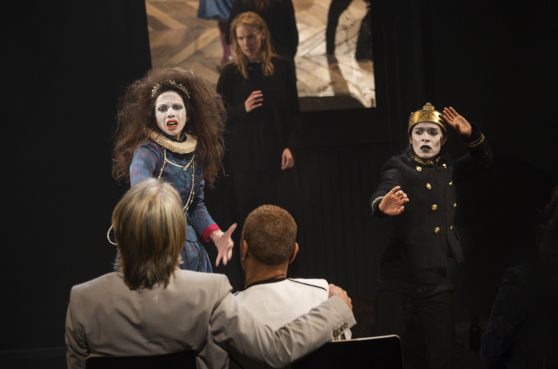 Prince Hamlet actors preforming on stage