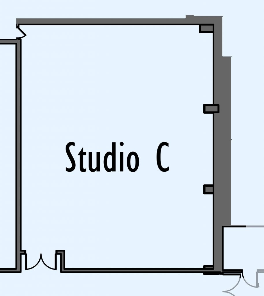 floorplan of Studio A