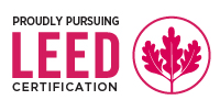 Proudly Pursuing LEED Certification Badge