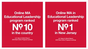Montclair State ELAD Program Named No. 1 in New Jersey by US News and World Report