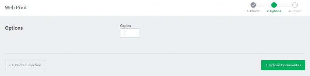 Amount of copies