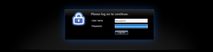 Citrix Login Screen