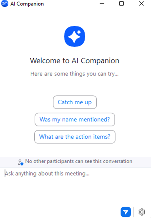 ai companion screen