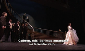 Opera with Spanish subtitles