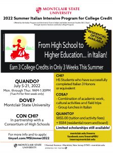 flyer summer course 2022