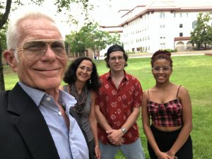 左起：Frank Gerard Godlewski， Teresa Fiore, Isaak J. Liptzin和Mar Arroyo Cabrera