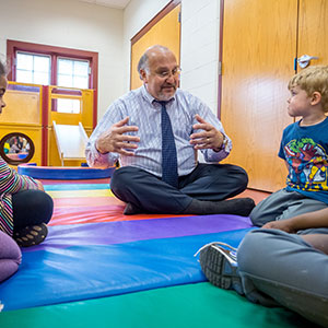 Gerry Costa with children