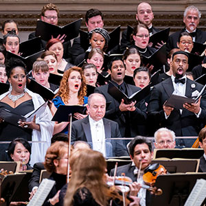 Chorale performing