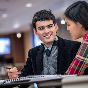 Carla Ko and Robert Onoz are among the first class of Presidential Scholars at Montclair State University.