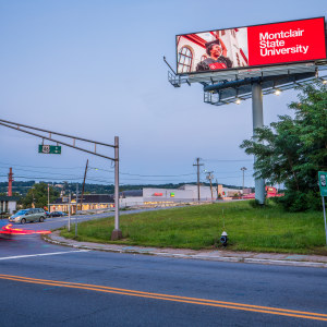 Route 46 Montclair State University billboard