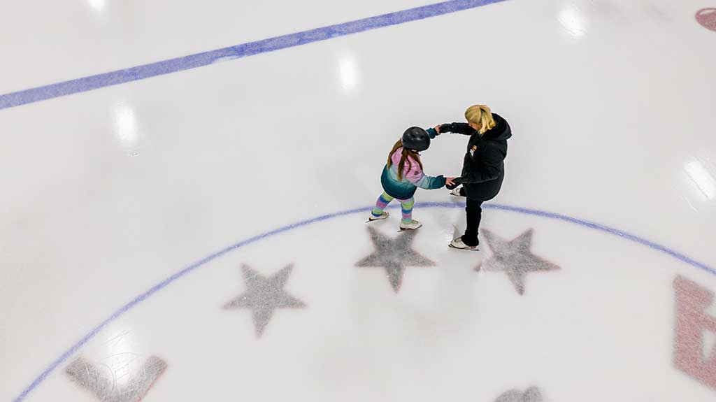 People skating