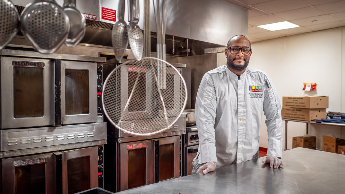 Man in chef's garb