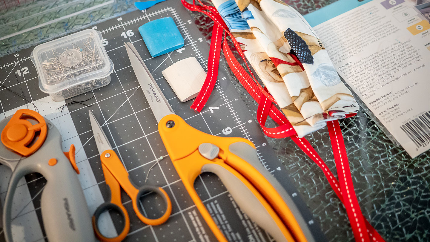 Tools of the trade for America’s mask-making army of volunteers.