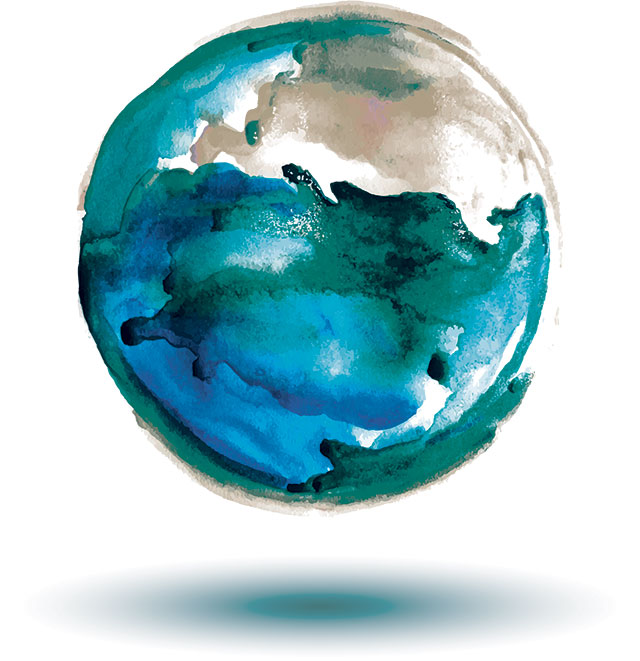 Painting of Earth