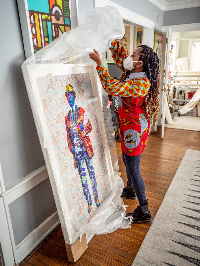 Butler at her studio in West Orange, New Jersey.