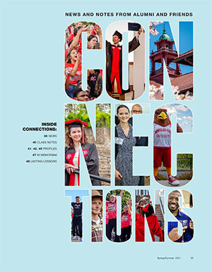 Cover of Connections for Spring/Summer 2021 issue