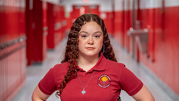 student Melissa de Almeida