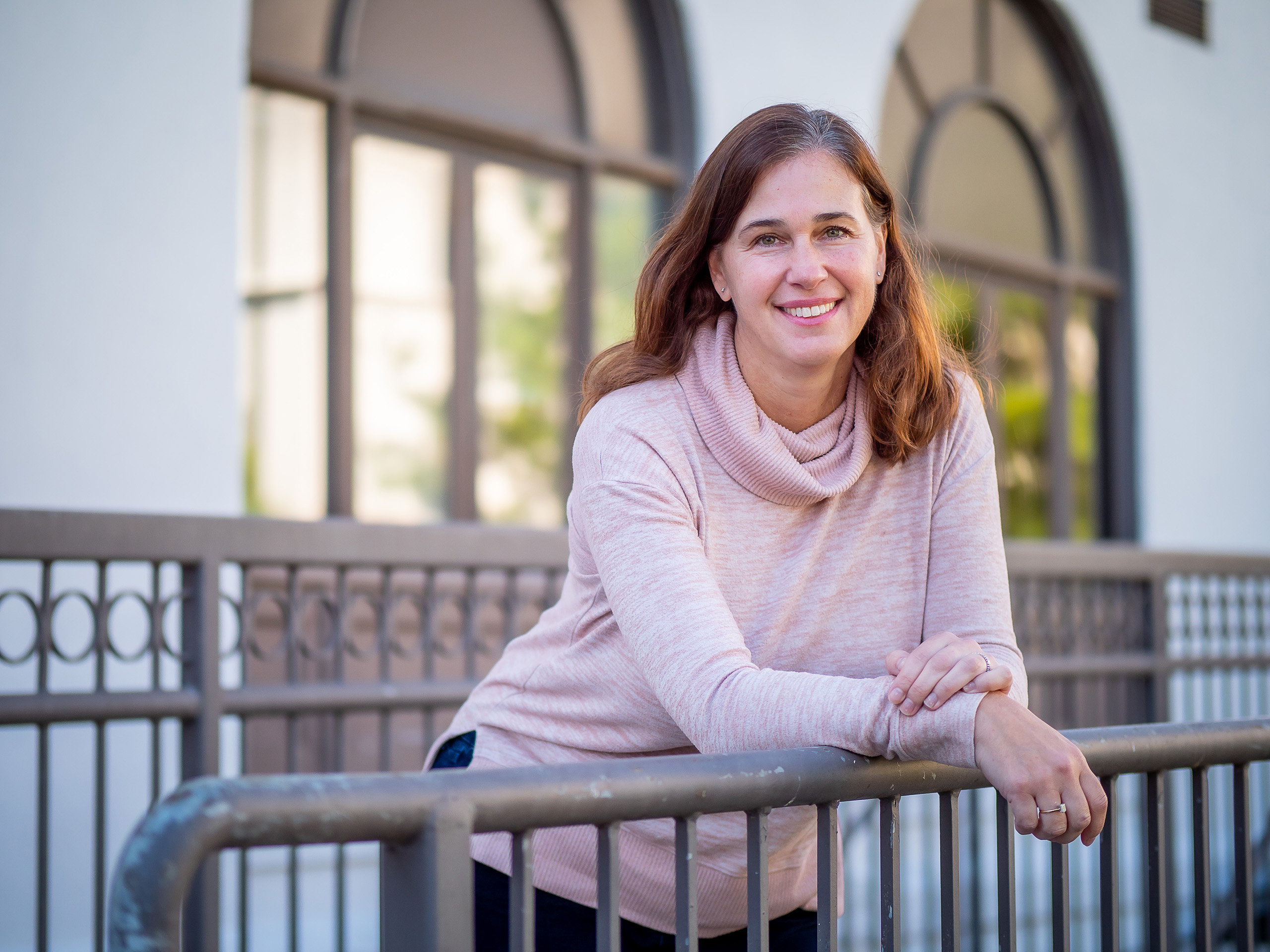 Jaclyn Friedman-Lombardo on campus
