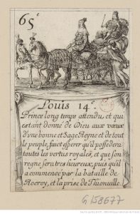 art in commemoration of King Louis XIV