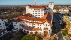 Aerial photo of University Hall
