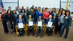Affirmative Action Day attendees and awardees