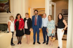 President Koppell with alumni