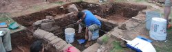 Photo of foundation dig