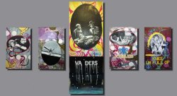 student murals for installation in Montclair