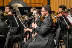 Orchestra oboes and trombones