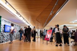 Interior image of University Galleries