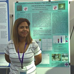 Erika Bernal at Benthic Conference