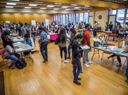 students at Job Fair