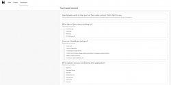 Handshake Career Interests Page