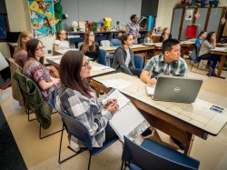 Photo of students in a classroom