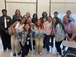 MSU students at Human Rights University for a Day at Montclair High School