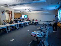 Interactive VR classroom