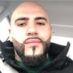 Man in car