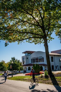 campus with a different view.