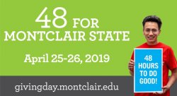 Feature image for Support CHSS with "48 For Montclair State" Campaign