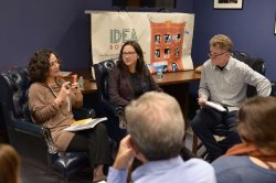 Photo of Theresa Fiore at conference in Boston