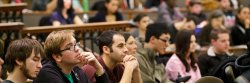 Photo of MSU student in Lecture