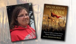 Collage of Erin Roll and her new publication
