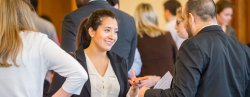 Woman at MSU Career Fair