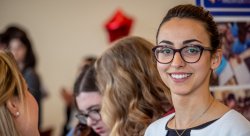 MSU student at a Job Fair