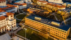 Aerial view of Dickson Hall