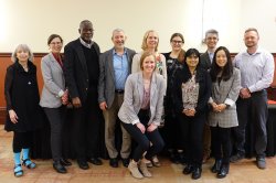group photo of the 2023 Dean's Recognition Award Recipients and Dean's office leadership