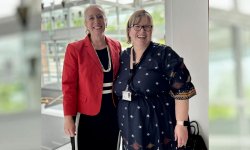 photo of Emily Douglas and Melinda Gushwa
