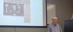 photo of Zimmerman at the presentation