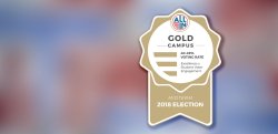 Gold campus medal