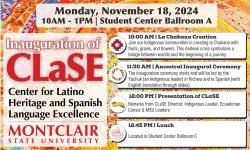 Flyer for the CLaSE Inauguration event